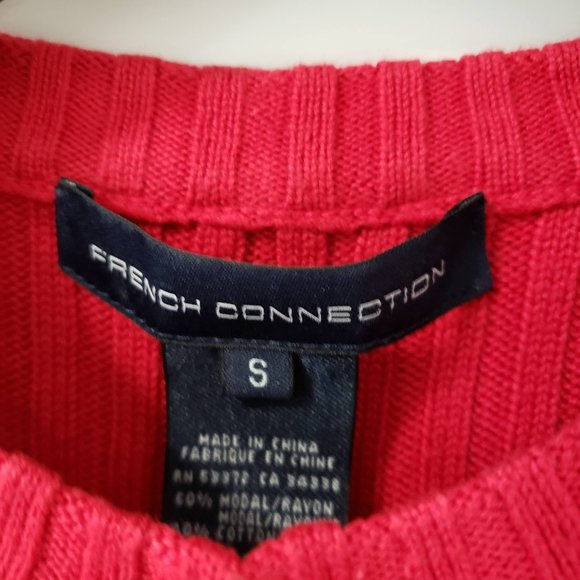 French Connection Red Sweater (S) - Picture 3 of 3